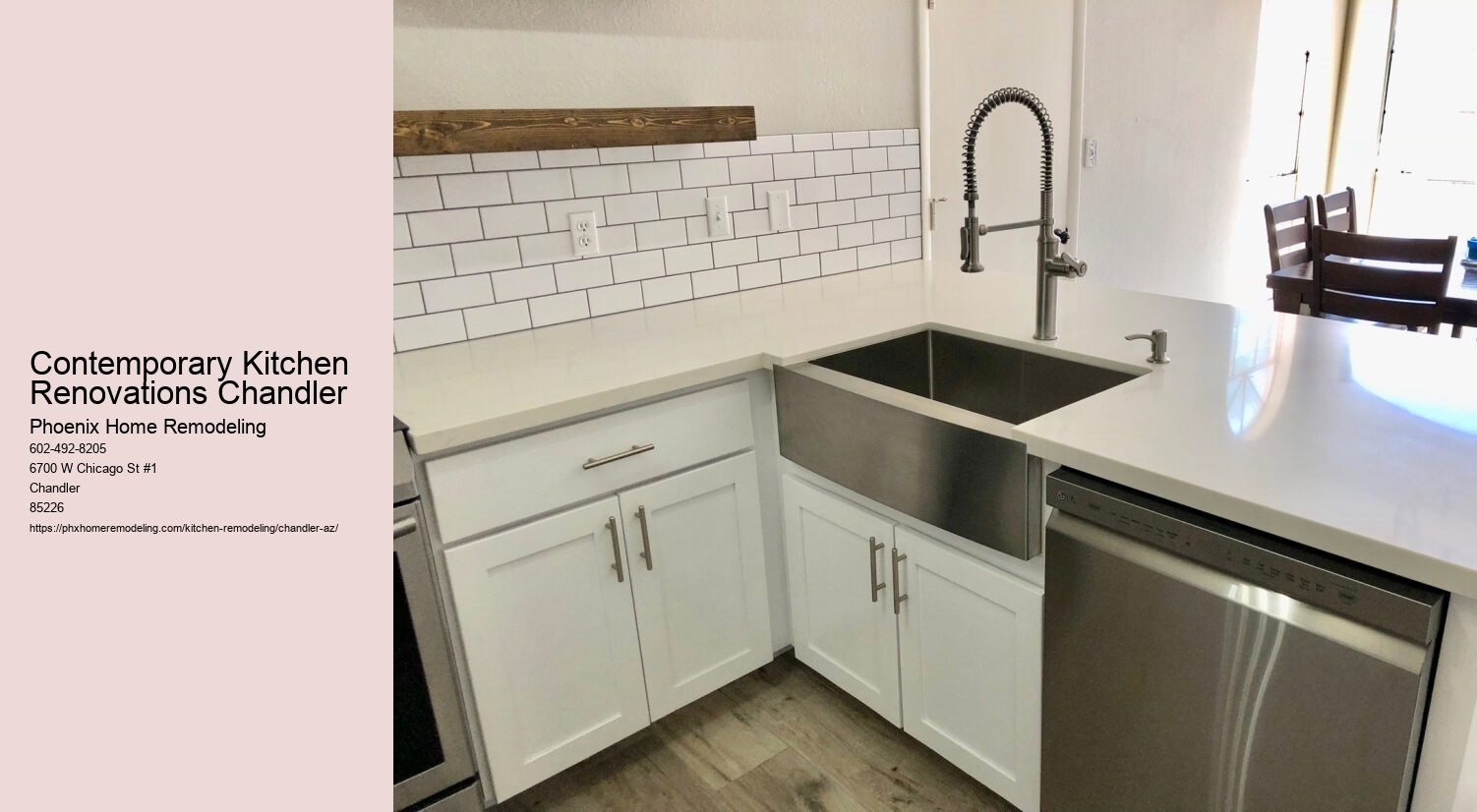 Contemporary Kitchen Renovations Chandler